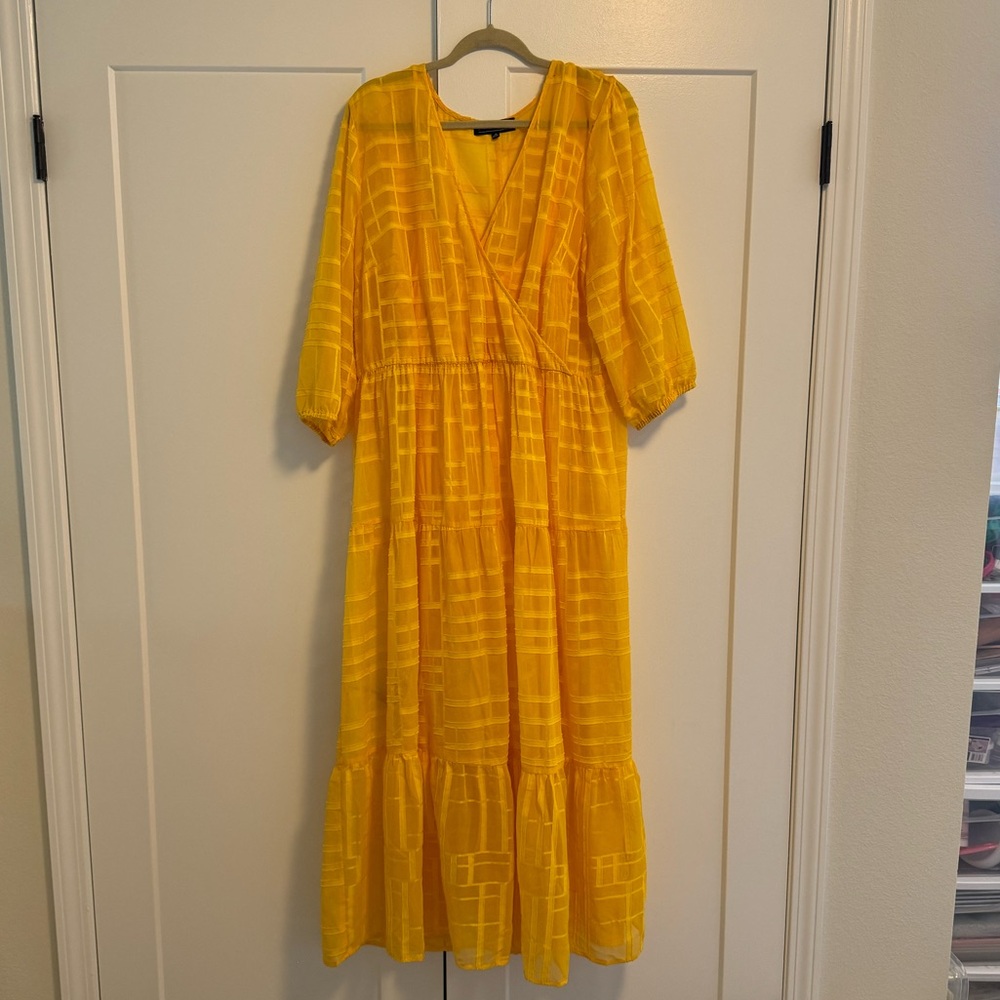 Eloquii Yellow Maxi Dress
